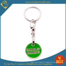 Hot Sale European Shopping Metal Trolley Coin